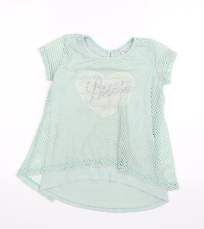 Breeze Girls Girls Green   Basic T-Shirt Size 10 Years