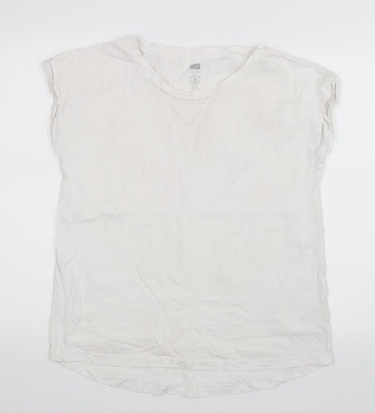 F&F Womens White   Basic T-Shirt Size 12