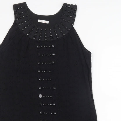 S.C Fashion Womens Black   Basic Blouse Size L