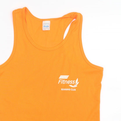 Awdis Womens Orange   Basic Tank Size M  - Neon