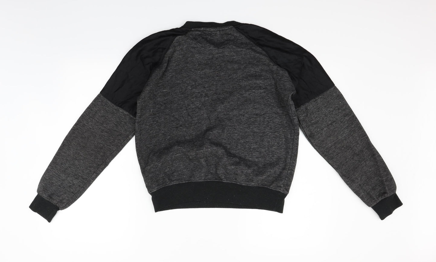 Dylan Star Boys Black   Pullover Jumper Size S