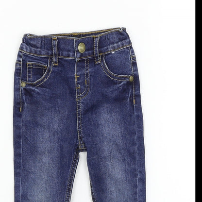 Denim & Co.  Blue   Cargo Trousers Size 12-18 Months