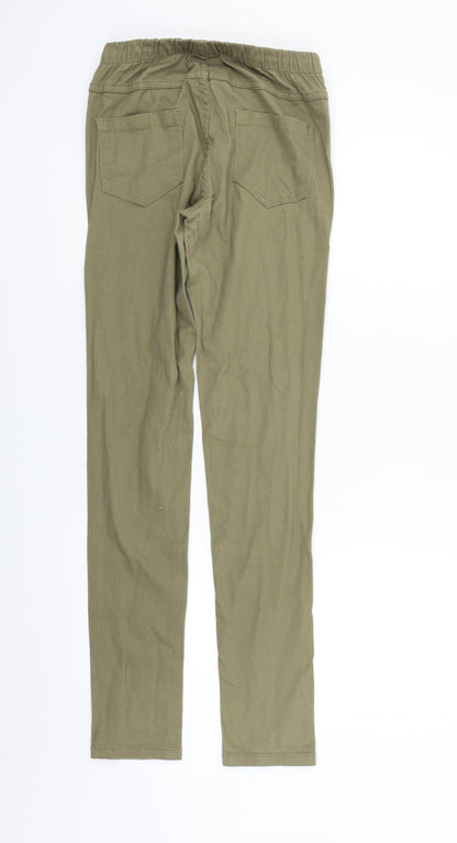 Womens UK Size M Pieces Regular Fit  Beige Trousers