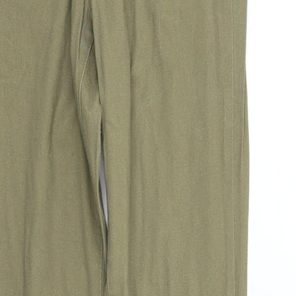 Womens UK Size M Pieces Regular Fit  Beige Trousers