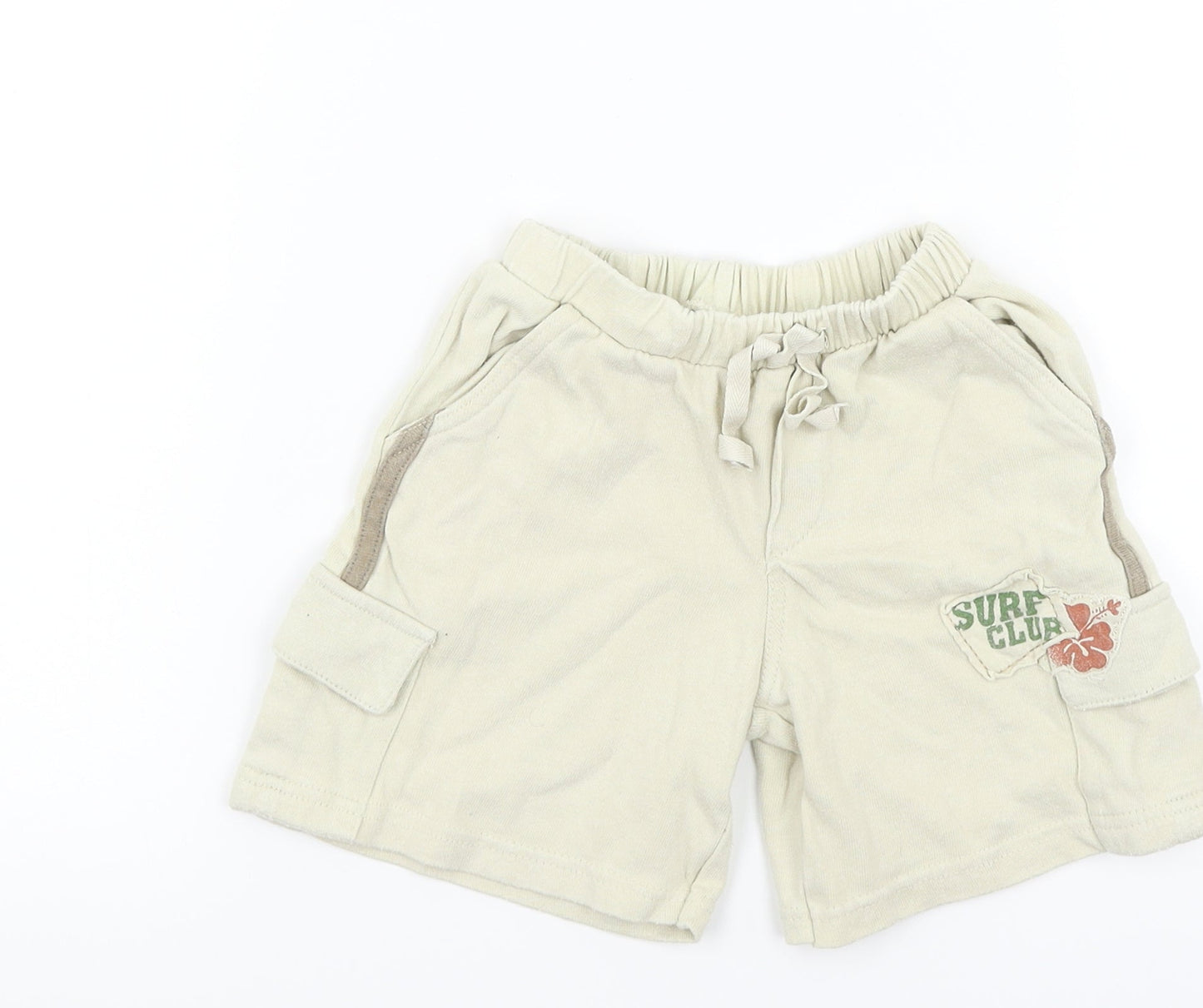 Babble Boom  Beige   Cropped Trousers Size 12-18 Months