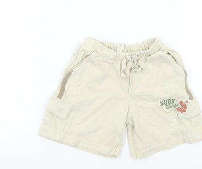 Babble Boom  Beige   Cropped Trousers Size 12-18 Months