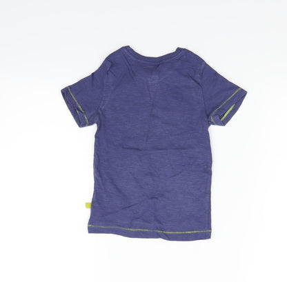 Jarvis Archer Girls Blue   Basic T-Shirt Size 2 Years  - animal