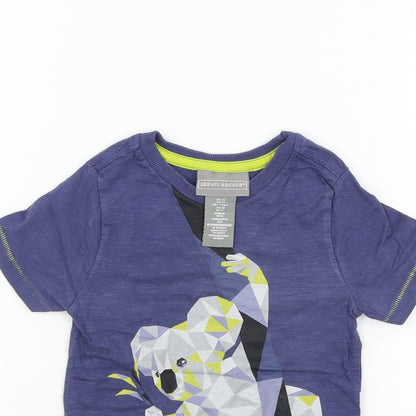 Jarvis Archer Girls Blue   Basic T-Shirt Size 2 Years  - animal