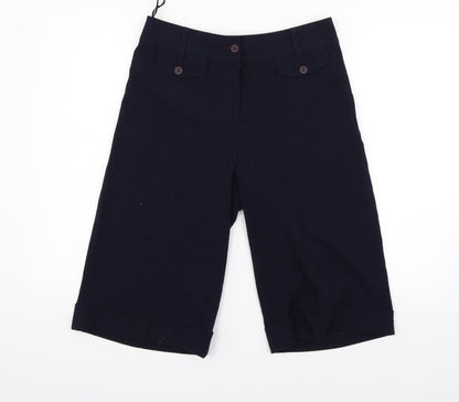 Womens UK Size 10 Sarah Hamilton Regular Fit  Blue Trousers
