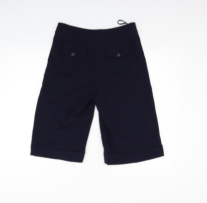 Womens UK Size 10 Sarah Hamilton Regular Fit  Blue Trousers