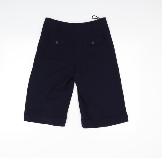 Womens UK Size 10 Sarah Hamilton Regular Fit  Blue Trousers