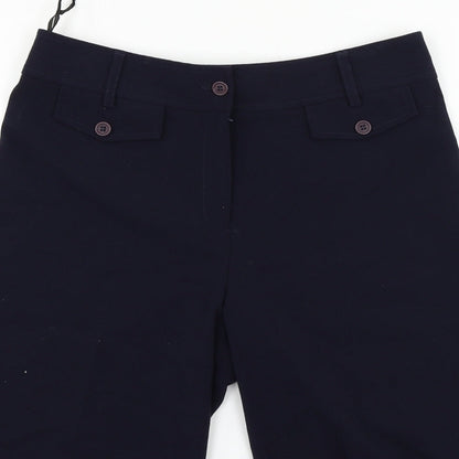 Womens UK Size 10 Sarah Hamilton Regular Fit  Blue Trousers