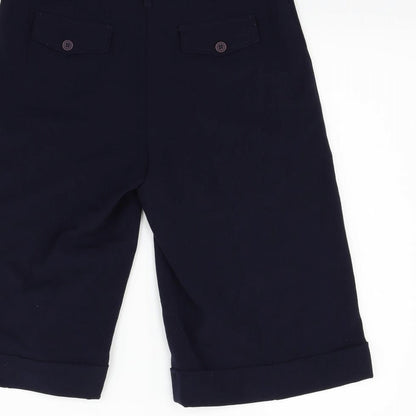 Womens UK Size 10 Sarah Hamilton Regular Fit  Blue Trousers