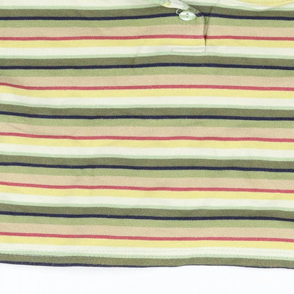 George  Green Striped  Pullover Jumper Size 12-18 Months