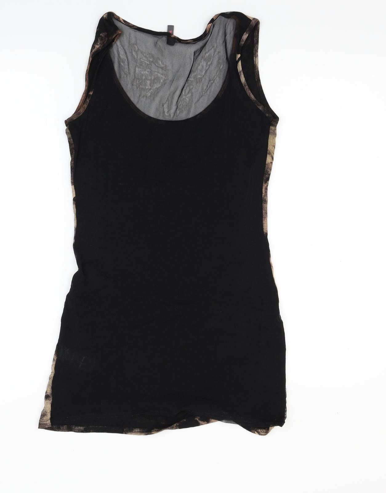 Womens UK Size 12 Love Label Beige Basic Tank
