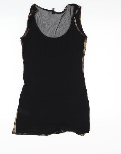 Womens UK Size 12 Love Label Beige Basic Tank