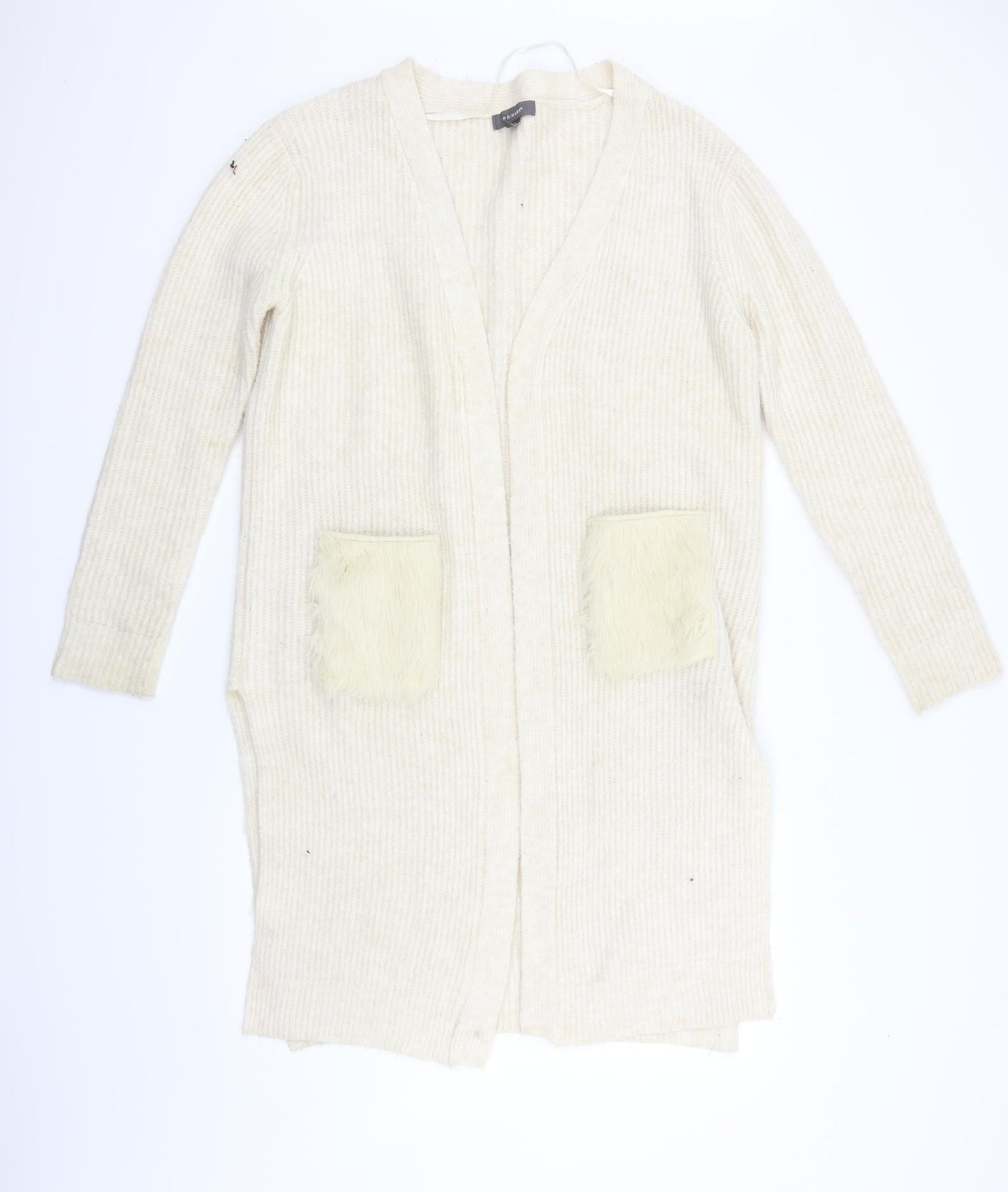 Primark Womens Beige   Cardigan Jumper Size S