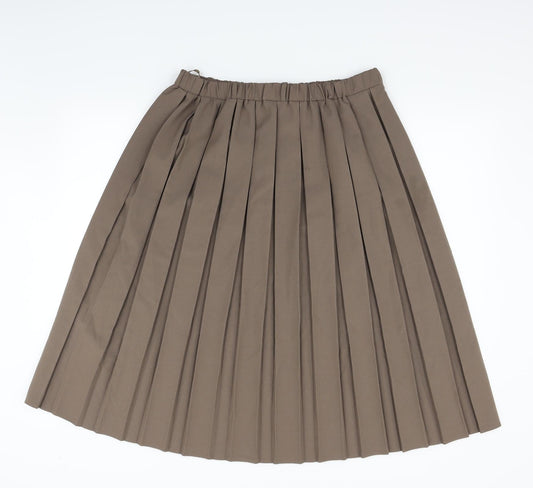 bm collection Womens Brown   Flare Skirt Size 16