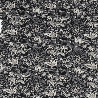 NEXT Womens Black Geometric  Fit & Flare  Size 10