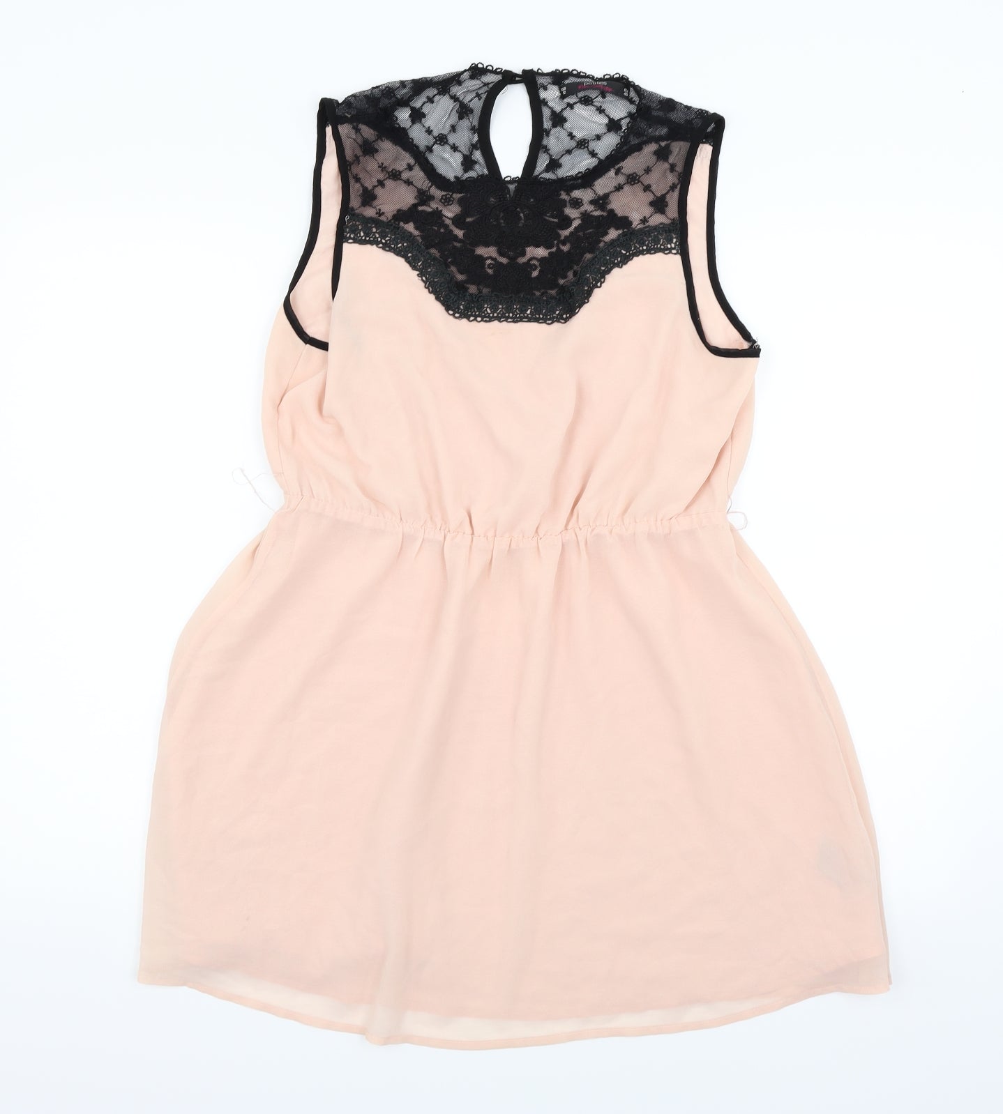Miss Selfridge Womens Pink   Fit & Flare  Size 12