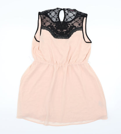 Miss Selfridge Womens Pink   Fit & Flare  Size 12