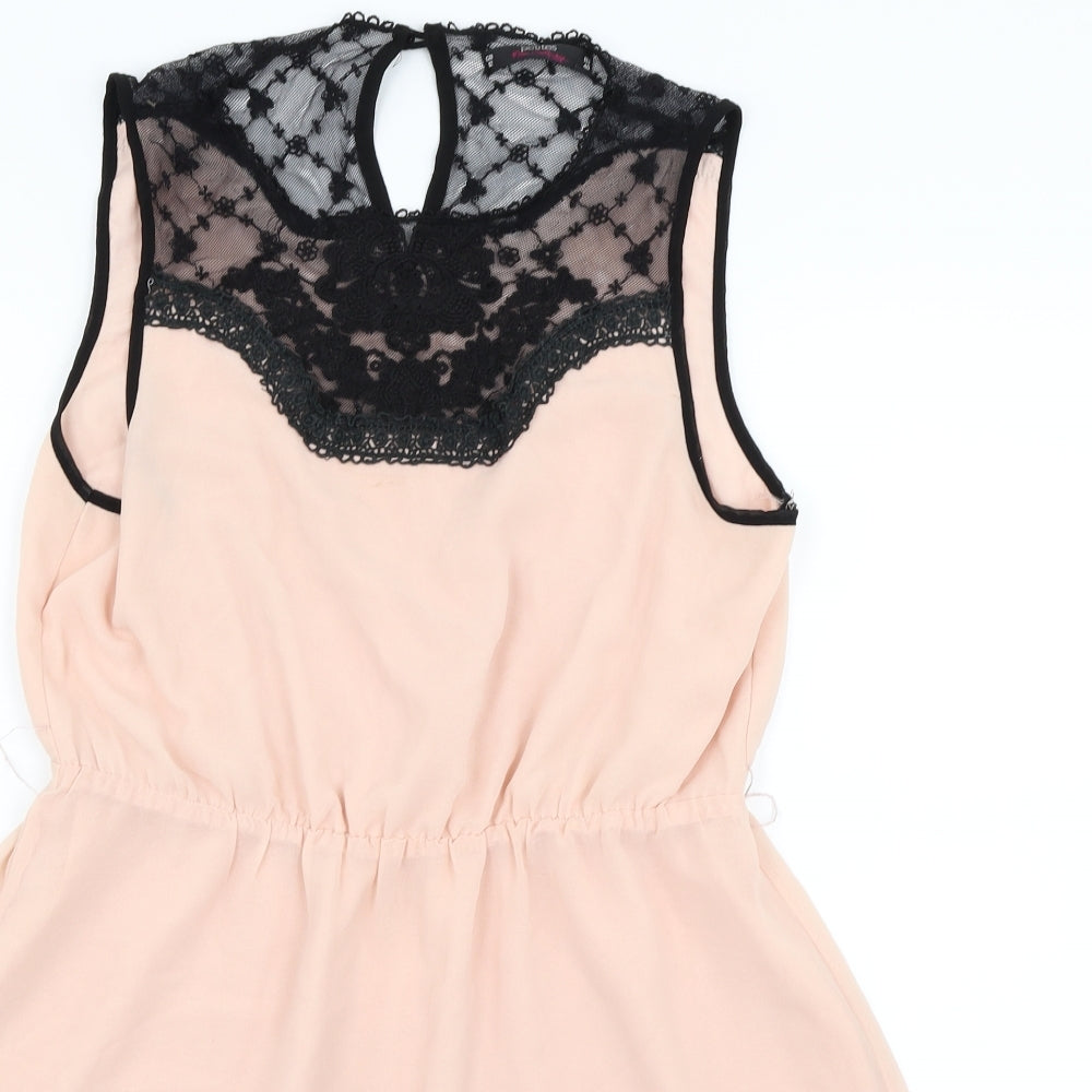 Miss Selfridge Womens Pink   Fit & Flare  Size 12