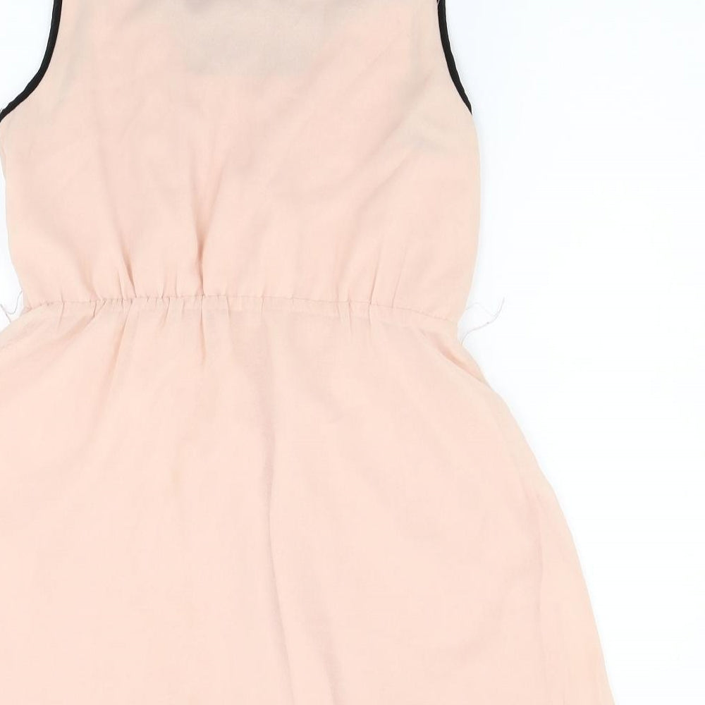 Miss Selfridge Womens Pink   Fit & Flare  Size 12