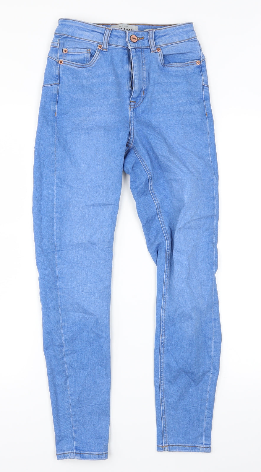 New Look Womens Blue  Denim Skinny Jeans Size 6 L27 in