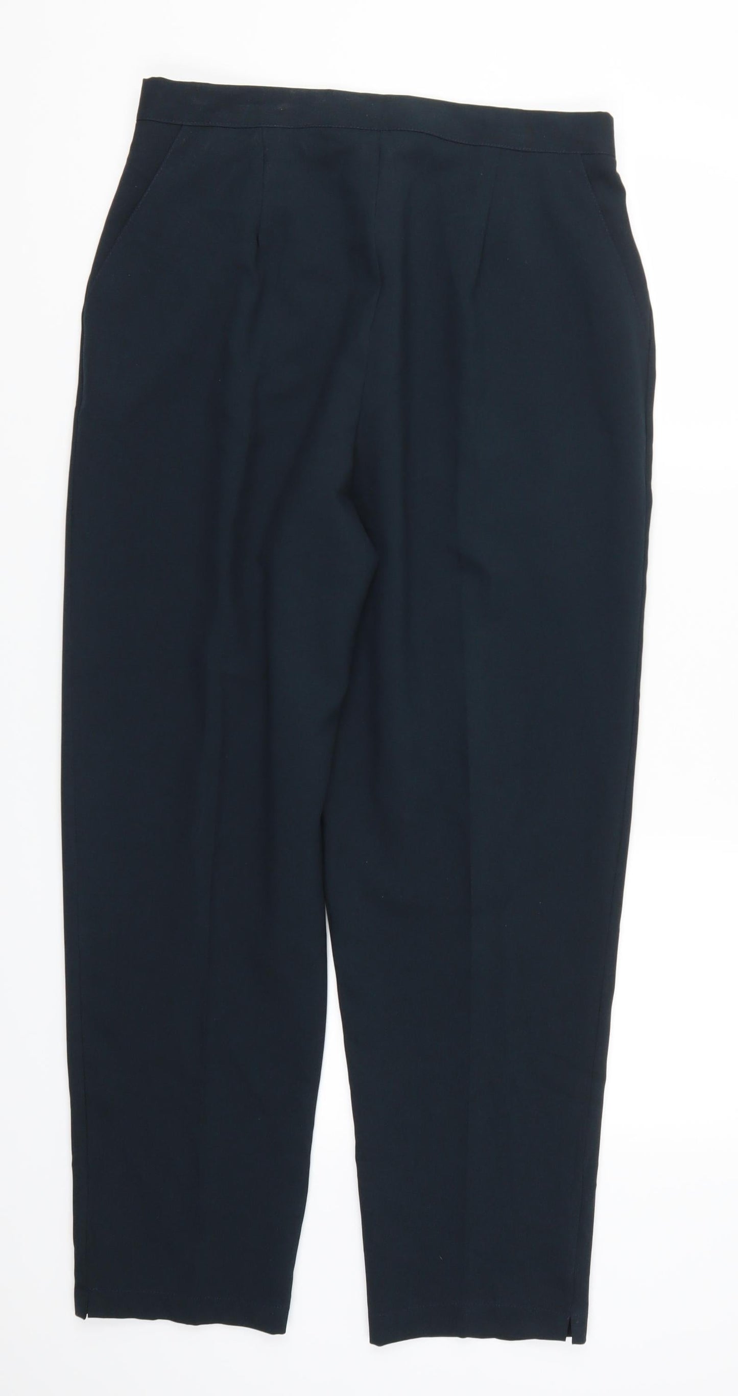 Womens UK Size 18 Preworn Regular Fit  Blue Trousers