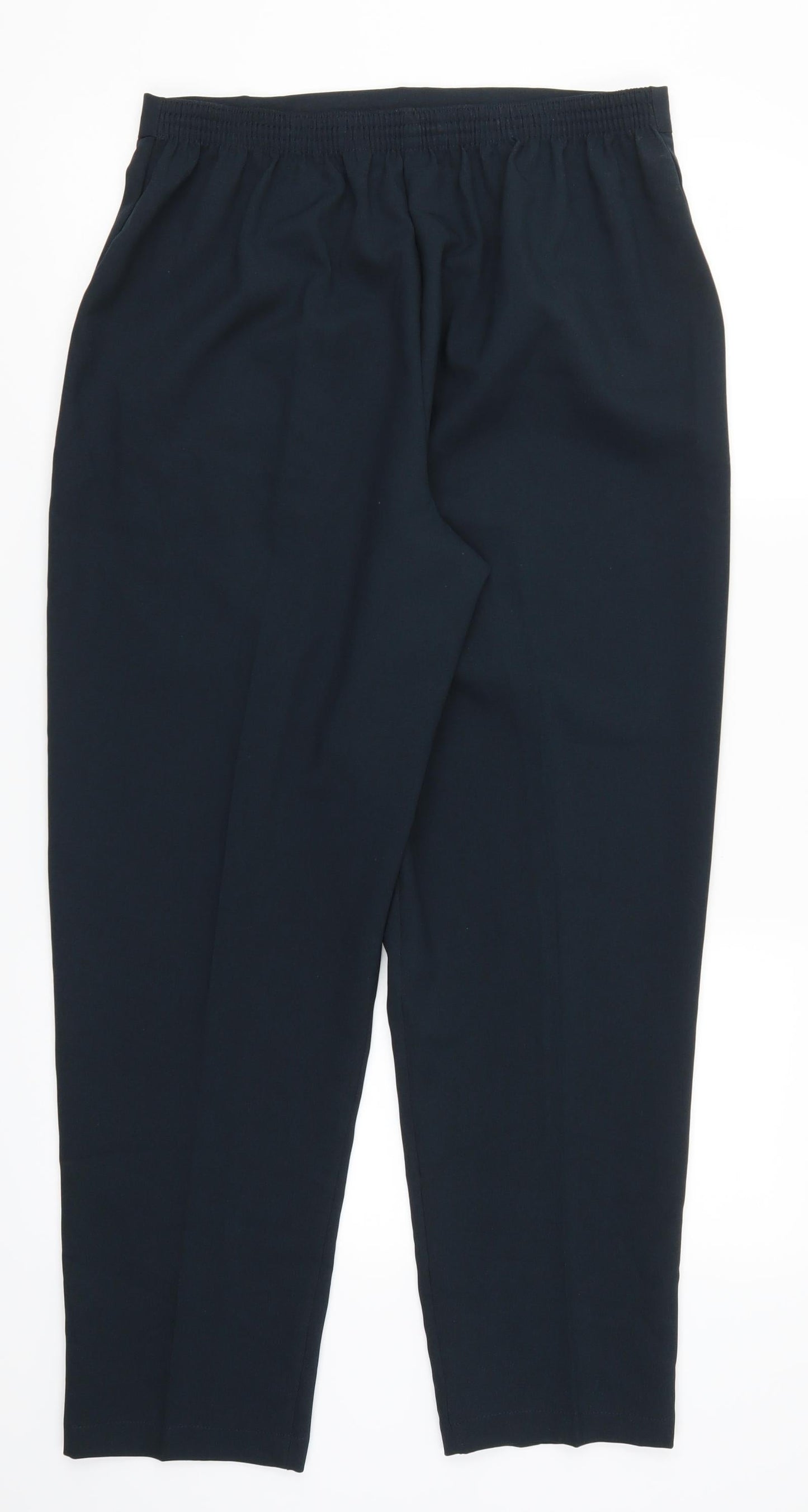 Womens UK Size 18 Preworn Regular Fit  Blue Trousers