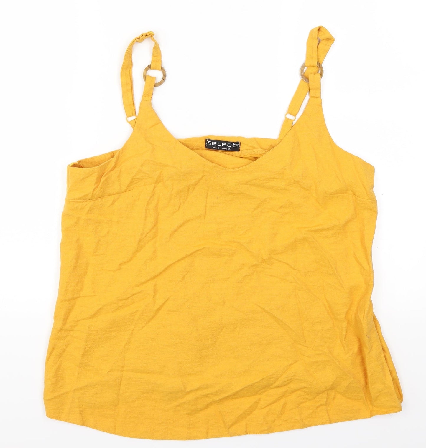 Womens UK Size 16 Select Orange Basic Tank