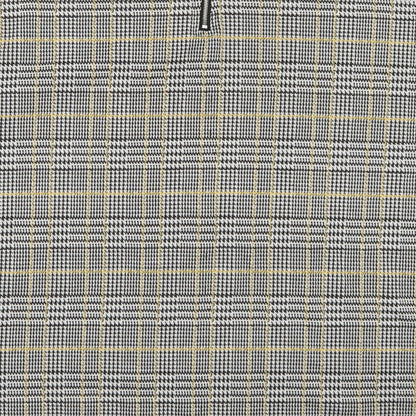 Primark Womens Grey Check  Basic T-Shirt Size 14  - Yellow