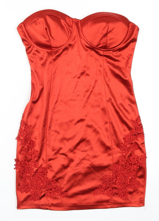 In the Style Womens Red   Mini  Size 10