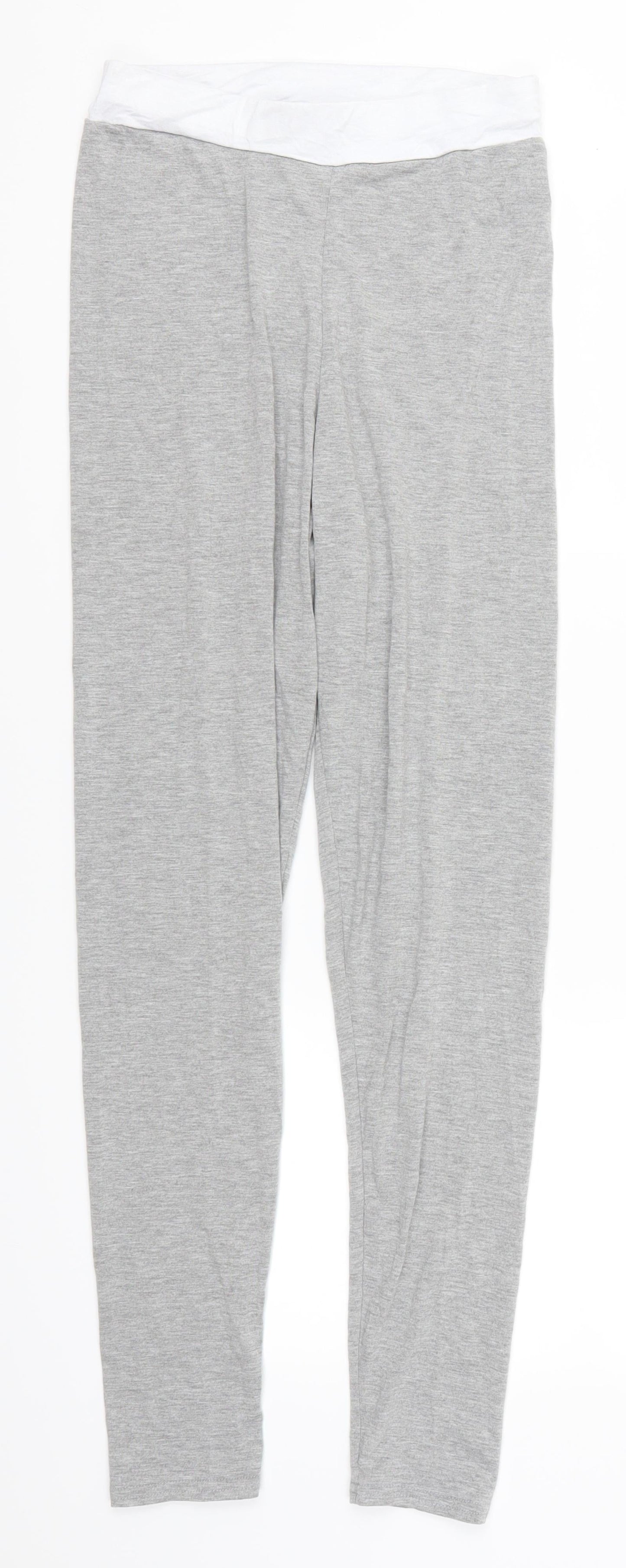 Pretty Little Thing Womens Grey   Carrot Trousers Size 8 L27 in