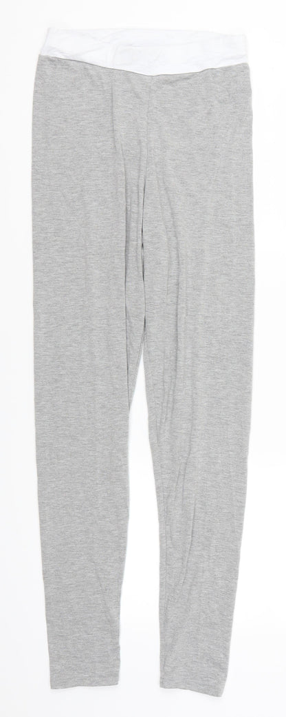 Pretty Little Thing Womens Grey   Carrot Trousers Size 8 L27 in