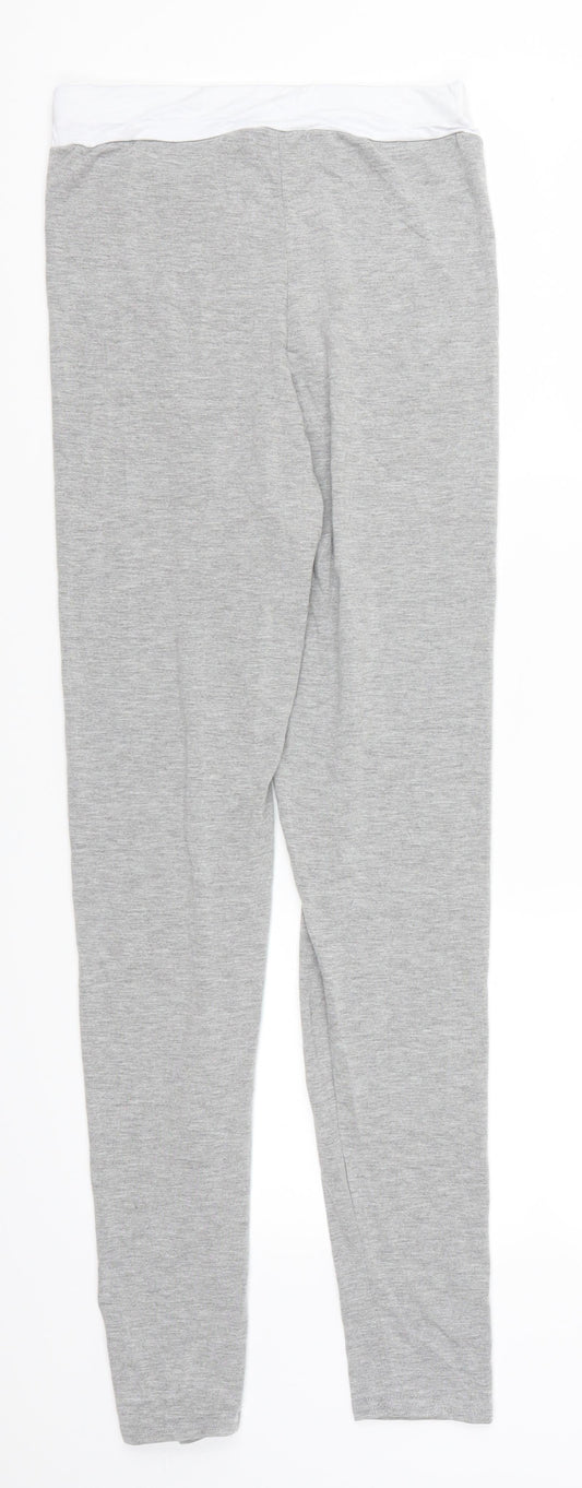 Pretty Little Thing Womens Grey   Carrot Trousers Size 8 L27 in