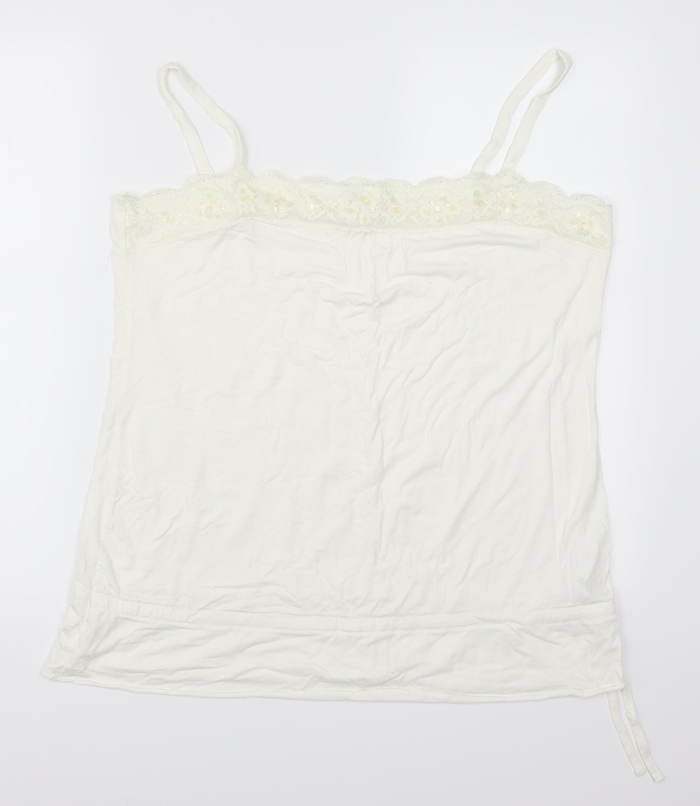 George Womens White   Basic Tank Size 18