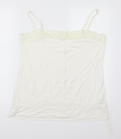 George Womens White   Basic Tank Size 18