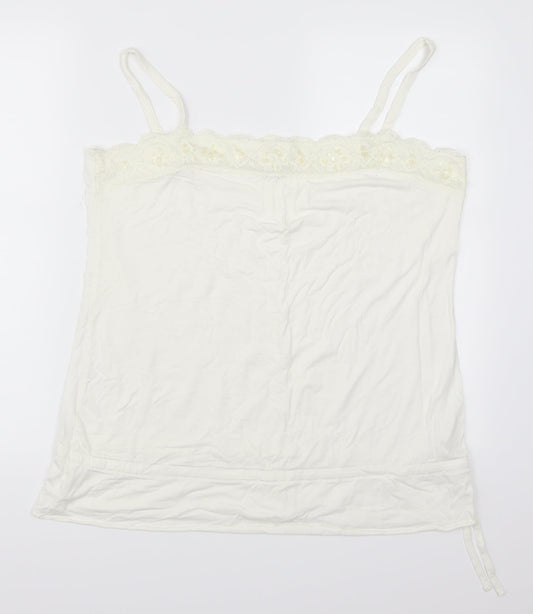George Womens White   Basic Tank Size 18