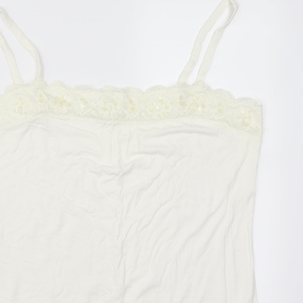 George Womens White   Basic Tank Size 18