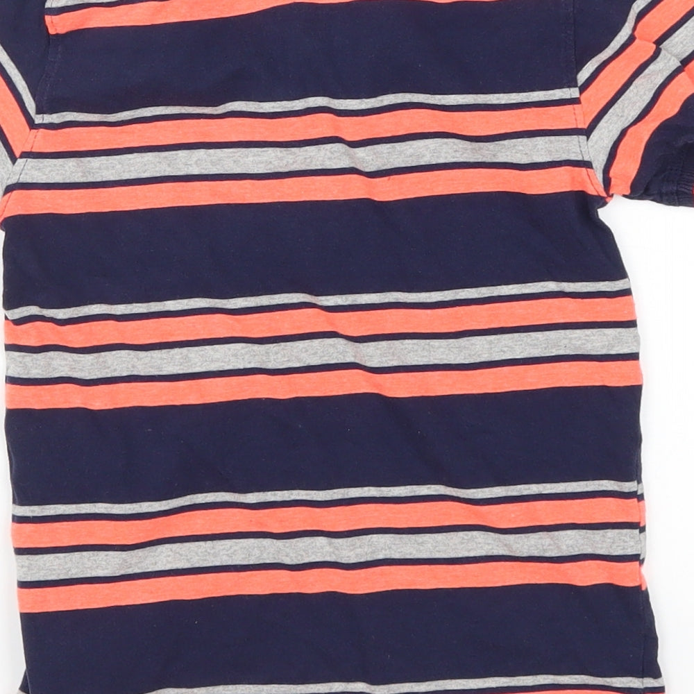 Blue Zoo Boys Blue Striped  Basic Polo Size 5-6 Years  - Pink