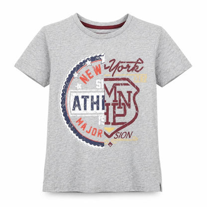 Matalan Boys Grey   Basic T-Shirt Size 6 Years  - New York