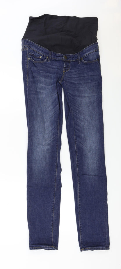 mama Womens Blue   Skinny Jeans Size 8 L31 in