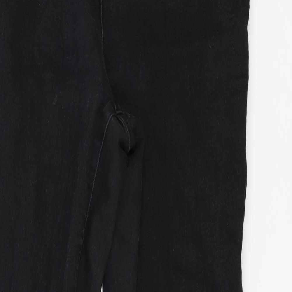Womens UK Size 12 Denim Regular Fit Skinny Black Jeans