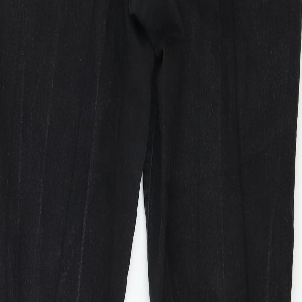 Womens UK Size 12 Denim Regular Fit Skinny Black Jeans