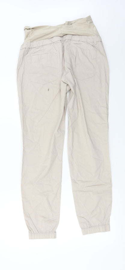 Womens UK Size 10 H&M Regular Fit  Ivory Trousers