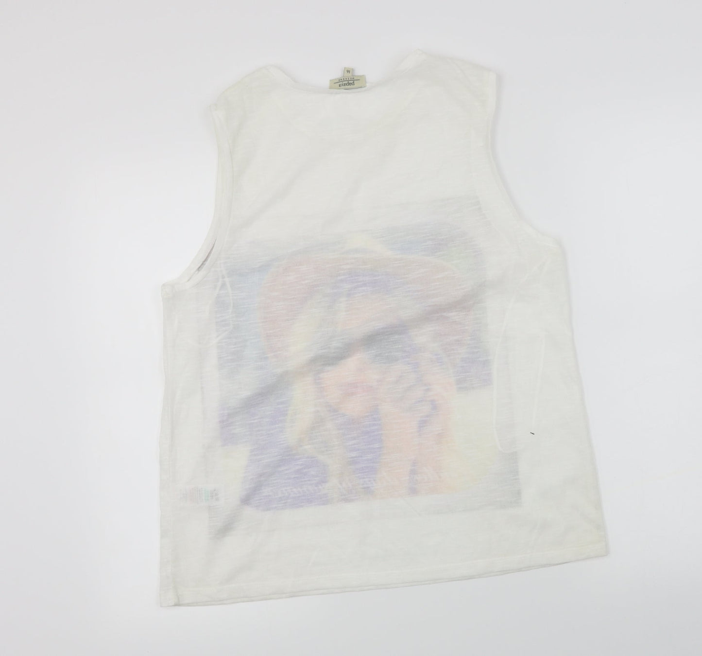 Papaya  Womens White   Basic T-Shirt Size 16