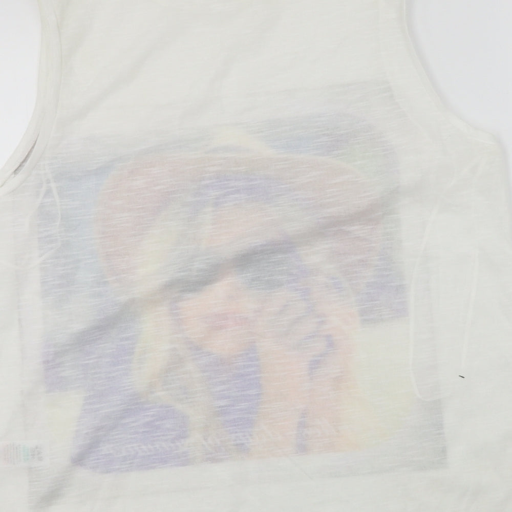 Papaya  Womens White   Basic T-Shirt Size 16