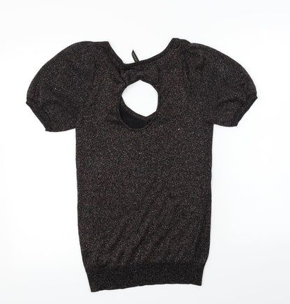 Topshop  Womens Black   Pullover Jumper Size 10