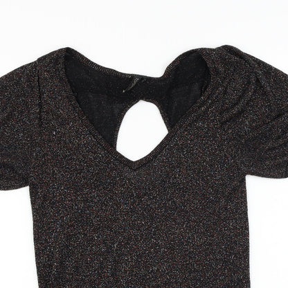Topshop  Womens Black   Pullover Jumper Size 10